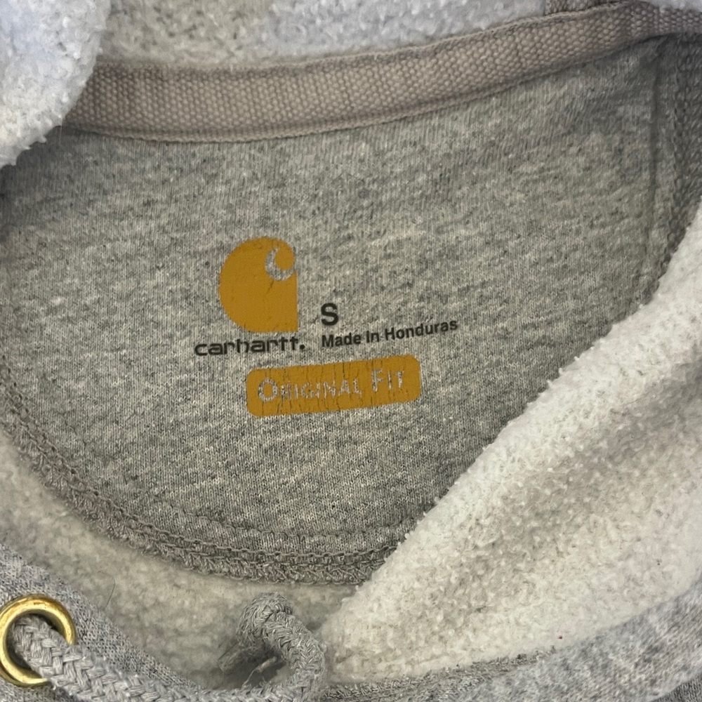 Carhartt Men's Heather Gray Hoodie - Picture 3 of 3